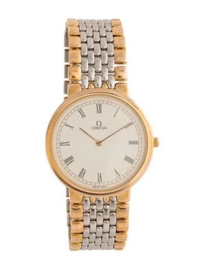 Pre-owned Omega De Ville Prestige Watch, 32mm In Multicolor