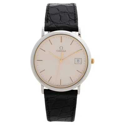 Pre-owned Omega De Ville Quartz Reference 1960312, 32mm Stainless Steel, C1990 In Multi