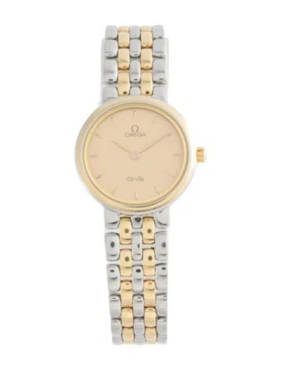 Pre-owned Omega De Ville Watch, 23mm In Multi