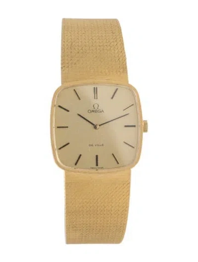 Pre-owned Omega De Ville Watch, 29mm In Multi
