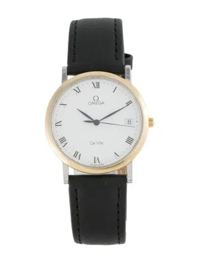 Pre-owned Omega De Ville Watch, 33mm In Multi