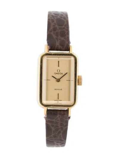 Pre-owned Omega De Ville Watch In Multi