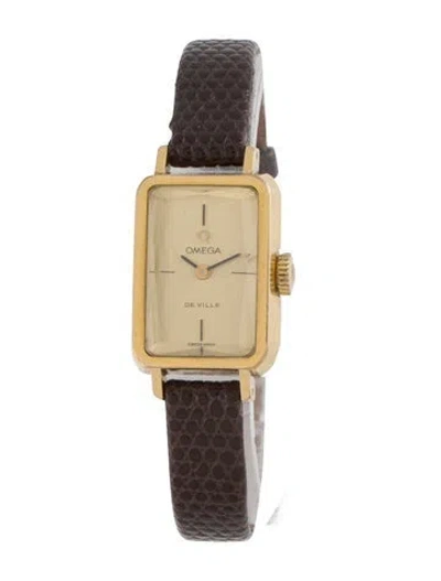 Pre-owned Omega De Ville Watch In Multi