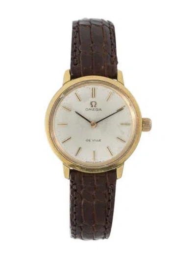 Pre-owned Omega De Ville Watch In Multi