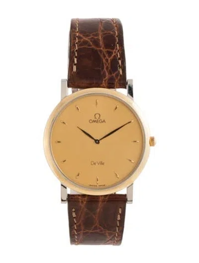 Pre-owned Omega De Ville Watch In Multicolor