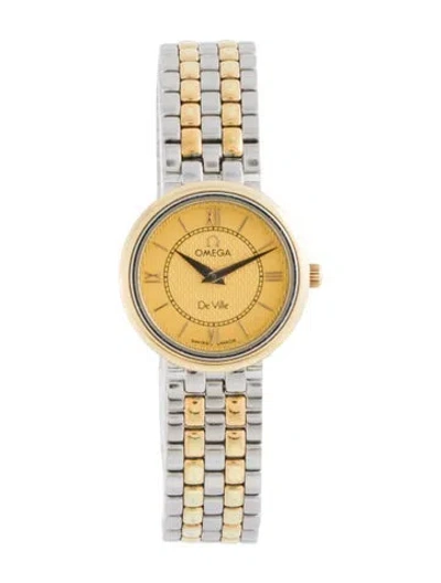 Pre-owned Omega Deville Prestige Watch, 33mm In Multicolor