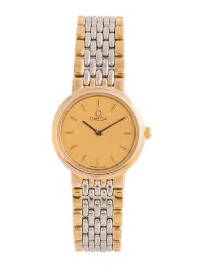 Pre-owned Omega Deville Watch, 22mm In Multicolor