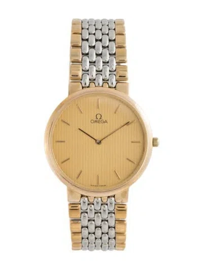 Pre-owned Omega Deville Watch, 32mm In Multicolor