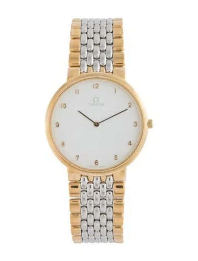 Pre-owned Omega Deville Watch, 33mm In Multicolor