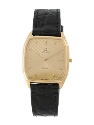 Pre-owned Omega Deville Watch In Multi