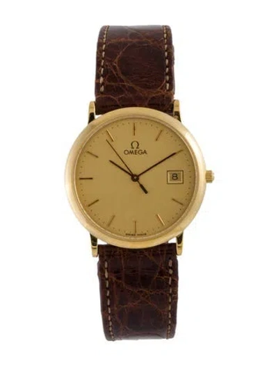 Pre-owned Omega Deville Watch In Multi
