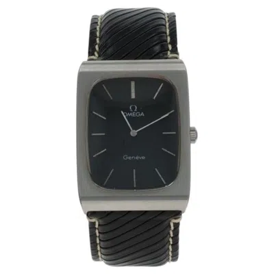 Pre-owned Omega Geneve Mens Watch - Stainless Steel Manual In Multi