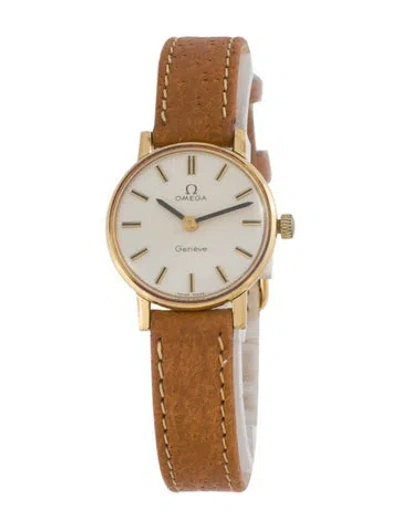 Pre-owned Omega Genève Watch In Multi