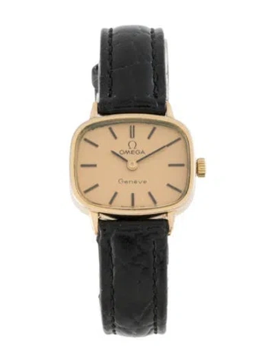 Pre-owned Omega Genève Watch In Multicolor