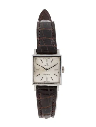 Pre-owned Omega Genève Watch In Multicolor