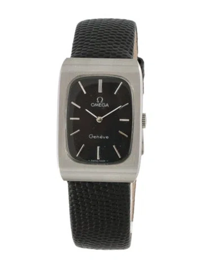 Pre-owned Omega Genève Watch In Multicolor