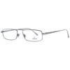 Omega Gray Metal Glasses (frames) In Silver