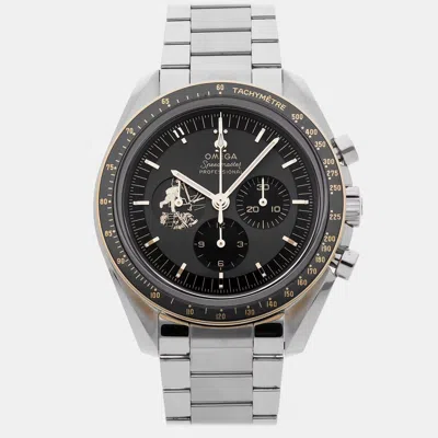 Pre-owned Omega In Space" 310.30.40.50.06.001 Black Stainless Steel Manual Winding Men's Watches 39mm