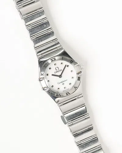 Omega Lady-constellation 22,5mm Mother-of-pearl Dial In Metallic