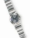 Omega Lady-constellation 22,5mm Ref 1561.51 Full Set Watch In Metallic