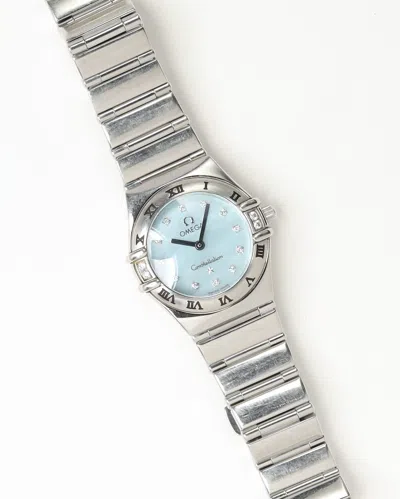 Omega Lady-constellation 22,5mm Ref 1566.86 Full Set Diamond Watch