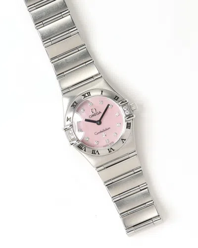 Omega Lady-constellation 22,5mm Ref 1567.66 Full Set 1998 Watch In Metallic