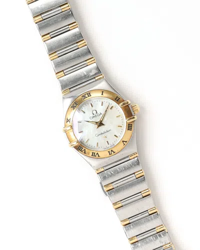 Omega Lady-constellation 22,5mm Ref 795.1203 1995 Watch In Metallic