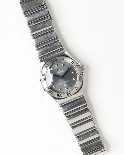 Omega Lady-constellation 22,5mm Watch In Green