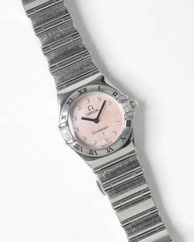Omega Lady-constellation 22mm Full Set Diamond Mother-of-pearl Dial Watch