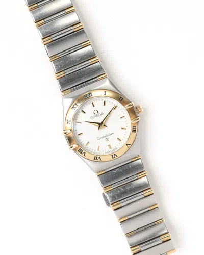 Omega Lady-constellation 25mm 1995 Watch In Brown