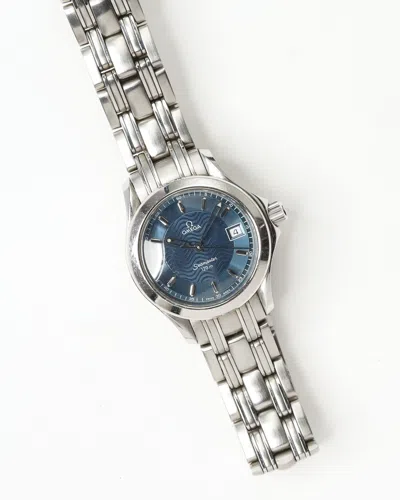 Omega Lady-seamaster 120m 27mm Watch In Metallic