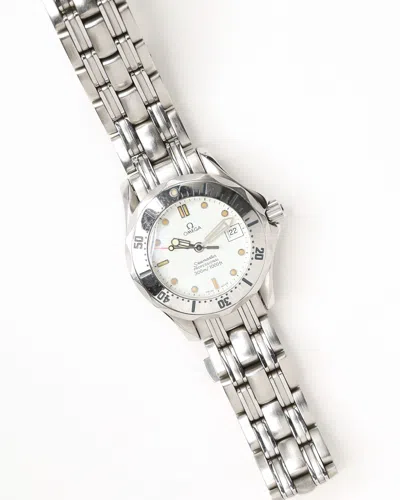 Omega Lady-seamaster Professional 300m 29mm Ref 2582.20 Watch In Silver