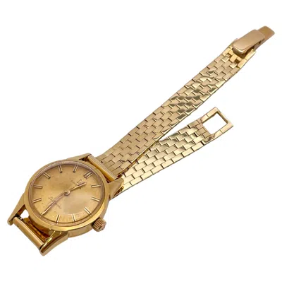 Pre-owned Omega Ladymatic 14k Yellow Gold Automatic Womens Watch