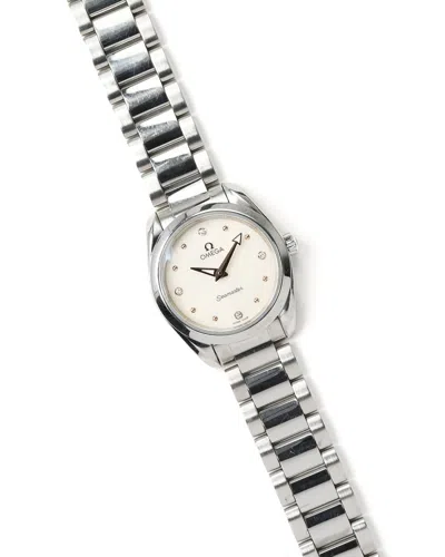 Omega Lady-seamaster 28mm Ca 2016 Watch In Silver