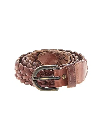 Pre-owned Omega Leather Belt In Brown