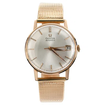 Pre-owned Omega Men's Classic Automatic Rose Gold Wristwatch In Red