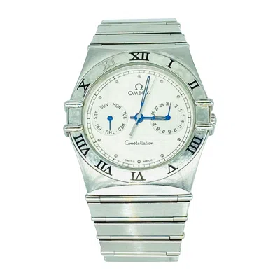 Pre-owned Omega Men's  Day Date Constellation Watch Stainless Steel In Multi