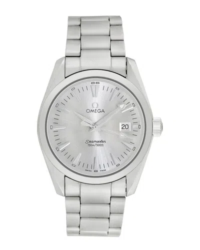 Omega Men's Seamaster Aqua Terra Watch In Metallic