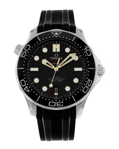 Omega Men's Seamaster Diver Watch, Circa 2019 (authentic ) In Black