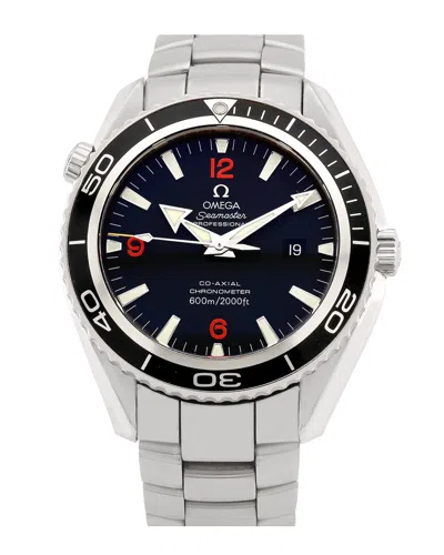 Omega Men's Seamaster Planet Ocean Watch In Metallic