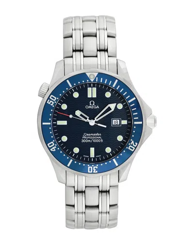 Pre-owned Omega Men's Seamaster Professional Watch, Circa 1990's (authentic Pre-loved) In Metallic