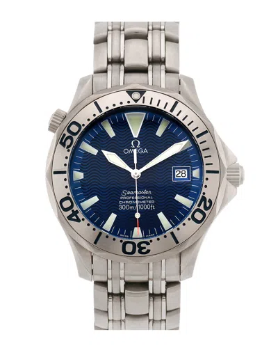 Omega Men's Seamaster Professional Watch In Metallic