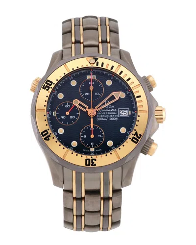 Pre-owned Omega Men's Seamaster Titanium Watch, Circa 1980's (authentic Pre-loved)