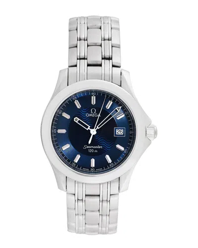 Omega Men's Seamaster Watch In Silver