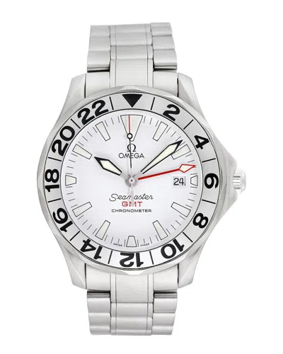 Omega Men's Seamaster Watch In White