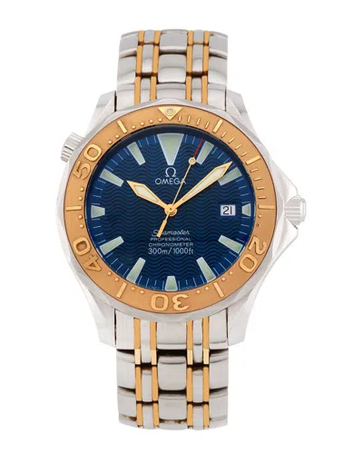 Omega Men's Seamaster Watch (authentic Pre-loved) In Gold
