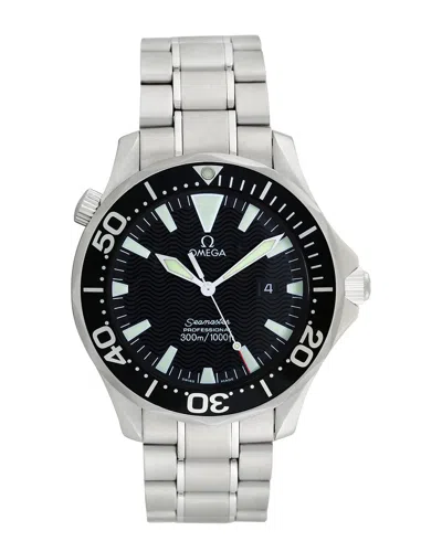 Omega Men's Seamaster Watch, Circa 1990's (authentic Pre-loved) In Metallic