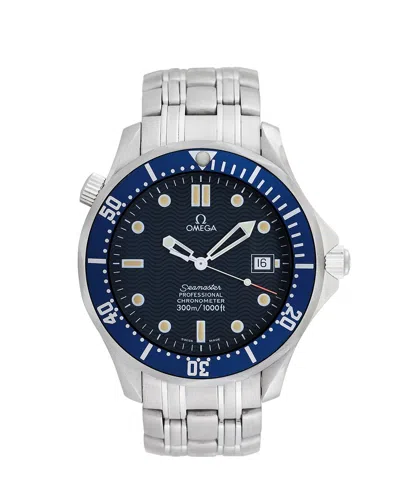 Pre-owned Omega Men's Seamaster Watch, Circa 1990's (authentic Pre-loved)