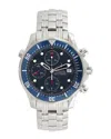 Omega Men's Seamaster Watch, Circa 2000's (authentic ) In Metallic