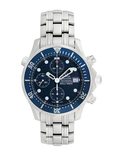 Omega Men's Seamaster Watch, Circa 2000's (authentic ) In Metallic